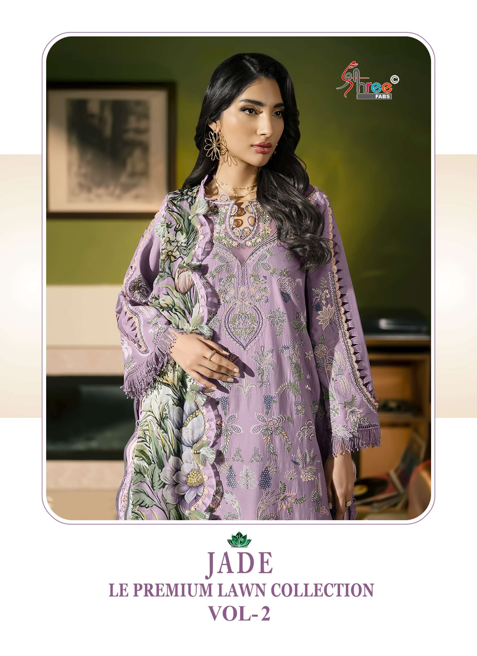 JADE LE PREMIUM LAWN COLLECTION VOL - 02 BY SHREE FABS